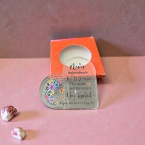 Retirement Gift Plaque – "Never Underestimate the Difference You Made" Keepsake